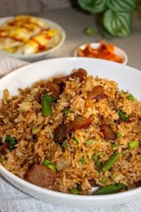 Pork belly fried rice