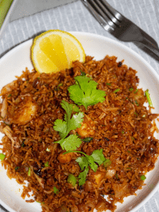 SHRIMP KIMCHI FRIED RICE- FRIED RICE - simple & easy