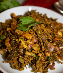 Gundruk bhatmas ko achar1