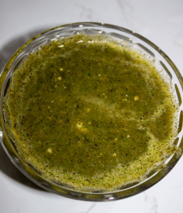 Tomato mint pickle is ready.