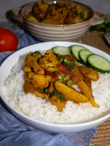 Nepali aloo cauliflower curry recipe